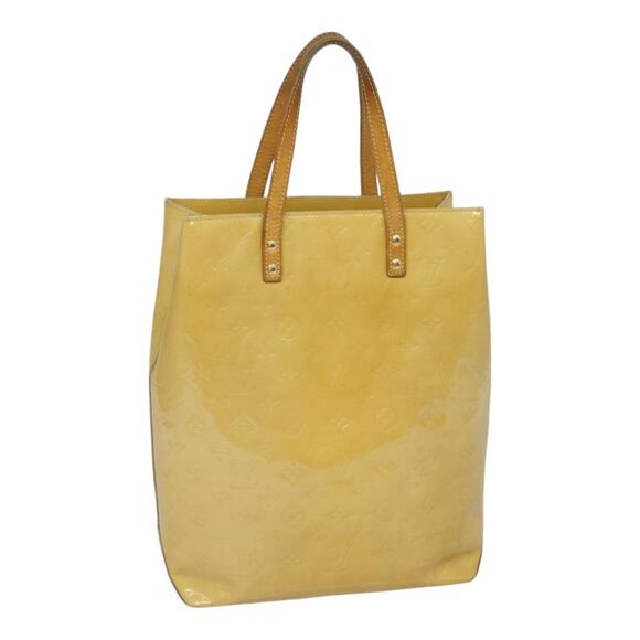 LOUIS VUITTON Monogram Vernis Reade MM Hand Bag Noisette M91141
